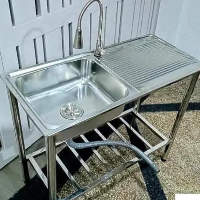 bcp portable/cuci piring standing/bak cuci piring dan kaki