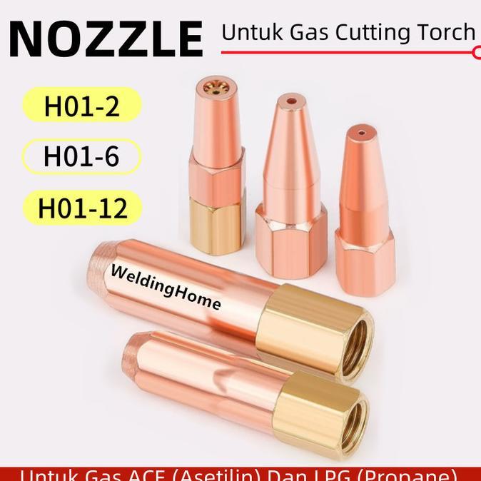 Nozzle Propane LPG Gas Welding Nozzle Las Tips Pemegang untuk H01-2 H01-6 H01-12 LPG dan ACE Nozzle 