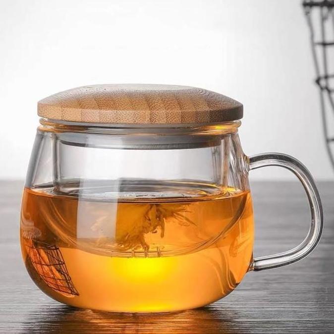 GELAS INFUSER GLASS TEAPOT REMPAH JSR ANTI PANAS