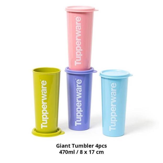 Gelas tupperware giant tumbler 1pcs ungu botol minum