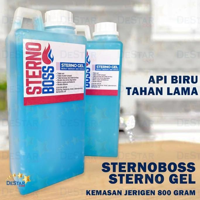 STERNO GEL JELLY BIRU REFILL 800 GRAM PEMANAS MAKANAN STERNO BOSS