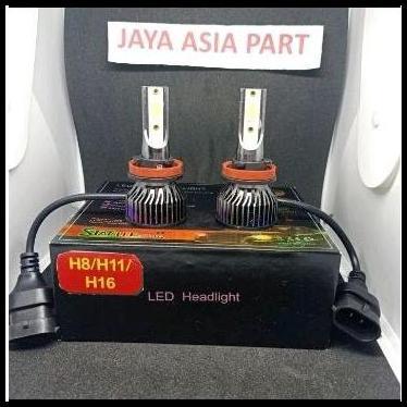 BEST DEAL STANLEE LED H11/H8/H16 BOHLAM LAMPU LED H 11/H 8/H 16 AUTOVISION HEADLIGHT PUTIH 6000K 