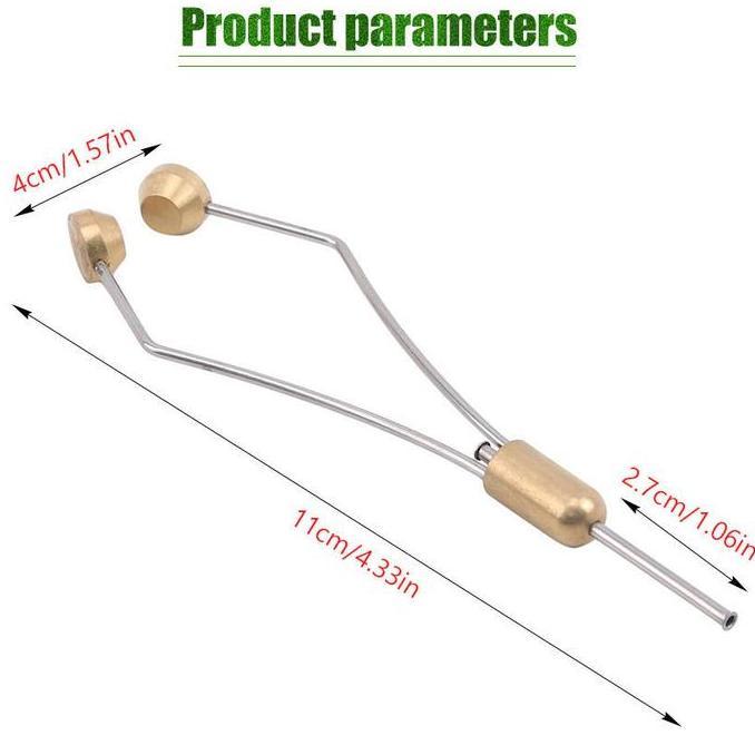 Bobbin Thread Holder Assist Tool Fly Fishing Alat Lilit Benang Kail Pancing Jigging Bobbin Keramik M