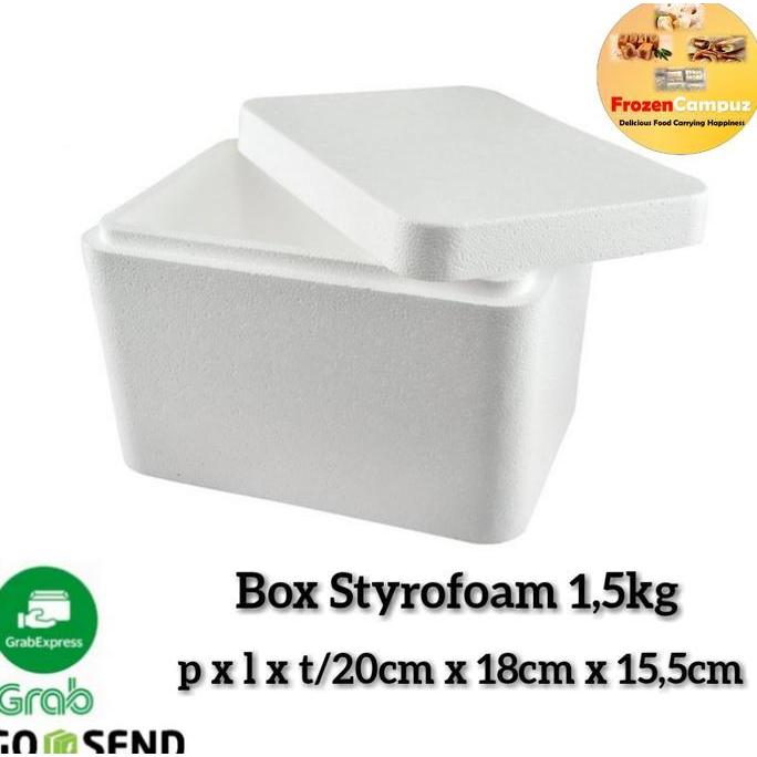 Allthebest- Box Styrofoam Kotak Sterofoam Variasi Ukuran/Styrofoam Box Makanan