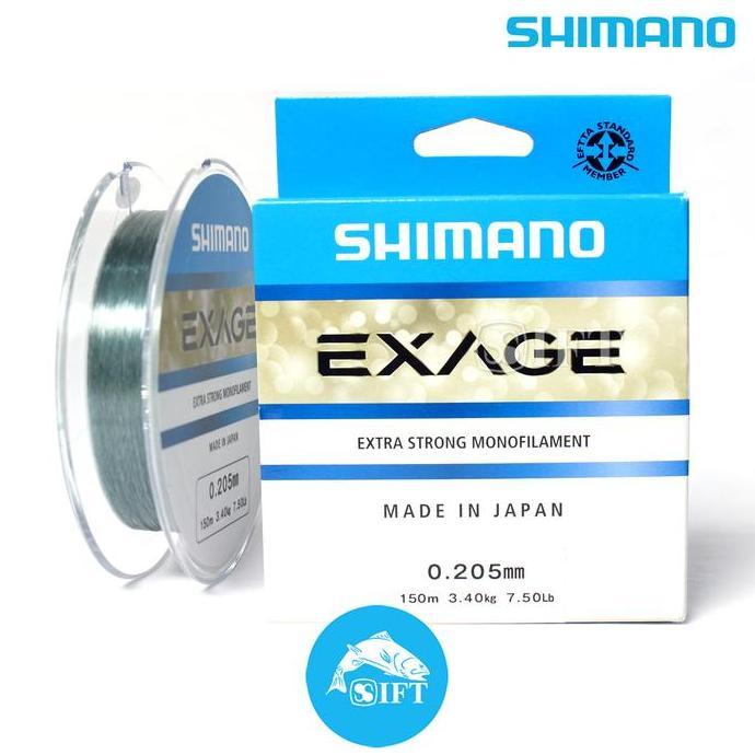 Senar Shimano EXAGE 150M Size 2.8Lb sd 28.4Lb | Pancing Nylon Mono Japan original