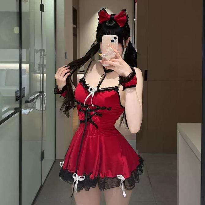 NAYA - LINGERIE SEXY COSPLAY MAID - BAJU KOSTUM PELAYAN - SEXY DRESS COSPLAY MAID WANITA