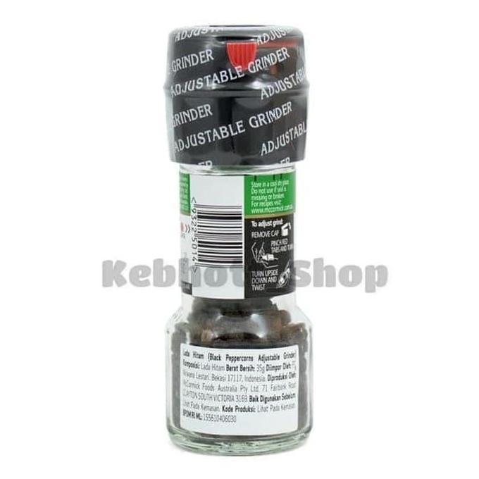 MCCORMICK MC CORMICK BLACKPEPPER BLACK PEPPER GRINDER 28GR LADA HITAM