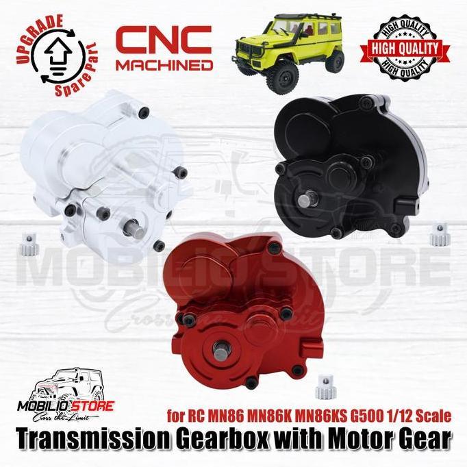 Upgrade Part - Metal CNC Transmission Gearbox for RC MN86 MN86K MN86KS