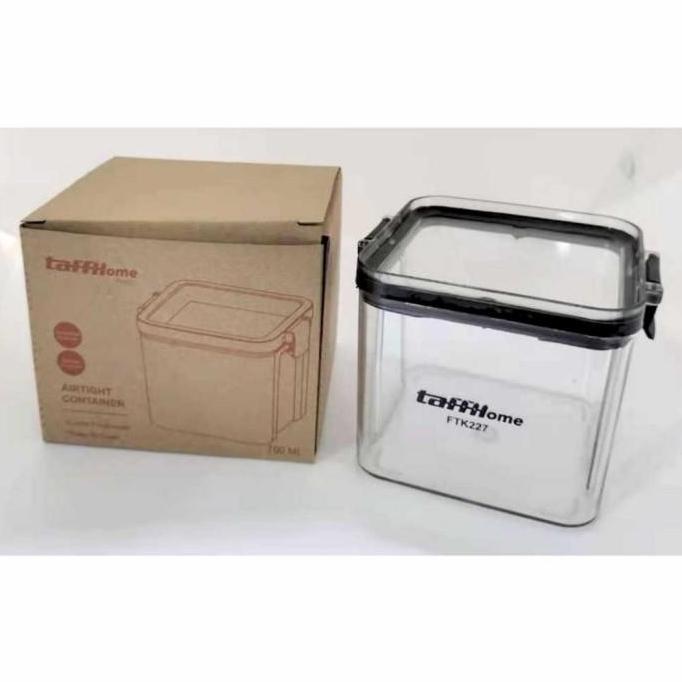 Toples Kotak Plastik Bening Kekinian Makanan Kue Serbaguna 1800 ml