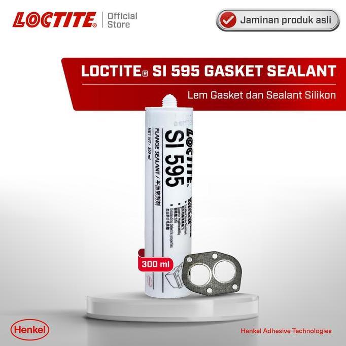 Henkel Loctite Si 595 Silicone Gasket Sealant Lem Silikon Bening 300Ml Terbaru 
