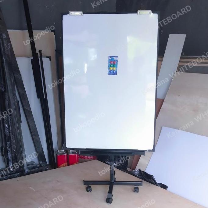 Stationery- Flip Chart Board Standing Roda