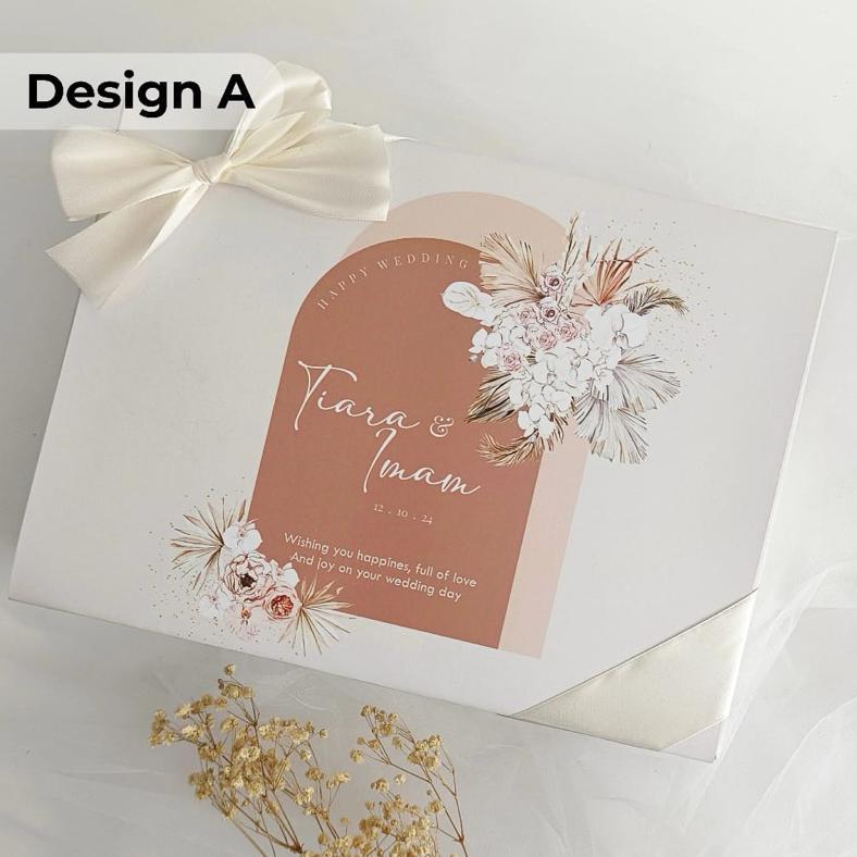 Hampers Handuk Couple Pasangan Gift Set Box Handuk Hampers Wedding Pernikahan Wedding Gift