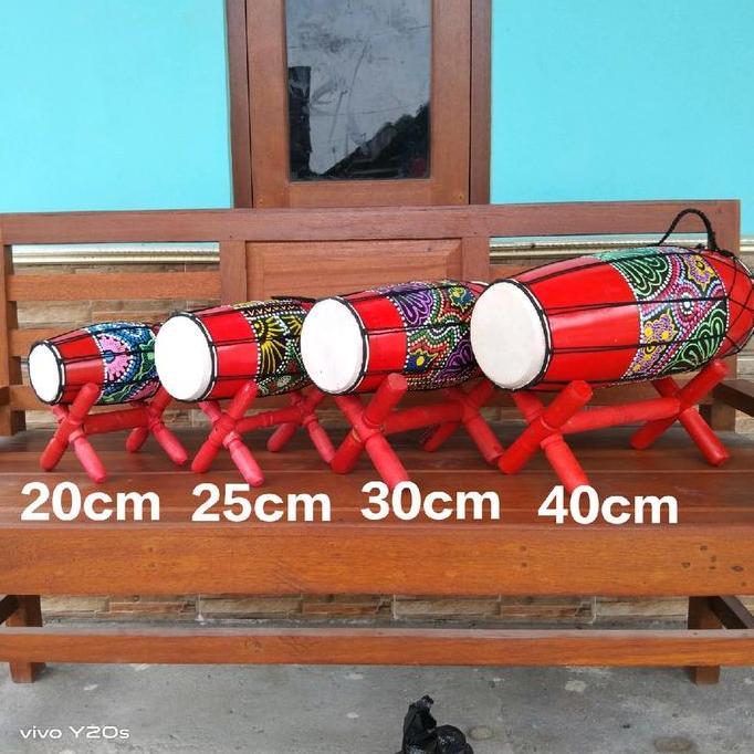 Paling dicari Alat musik tradisional kendang Jawa motif gamelan jaranan kuda lumping Mainan