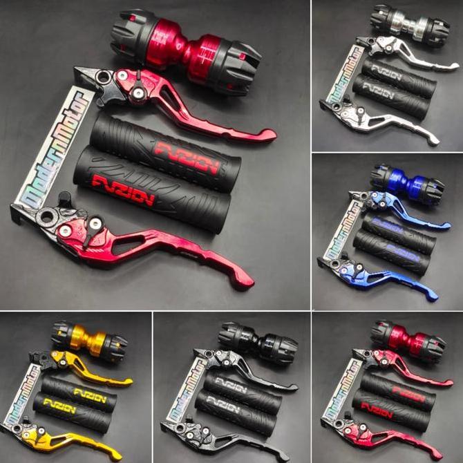 Proguard Robot+ Handgrip Fuzion +Handle Variasi Cnc Beat