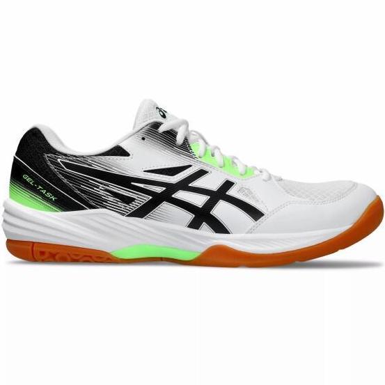 Sepatu Voli Asics Gel Task 3 White Black 1071A077.102