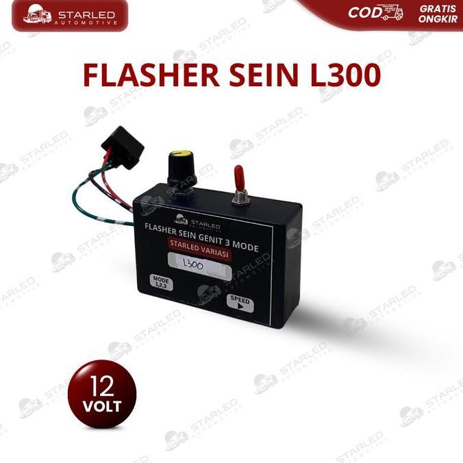 NARDJIOSO Flasher Sein Genit 3 Mode L300 12V Flasher Sen Sudah Plus Socket PNP TInggal Pasang