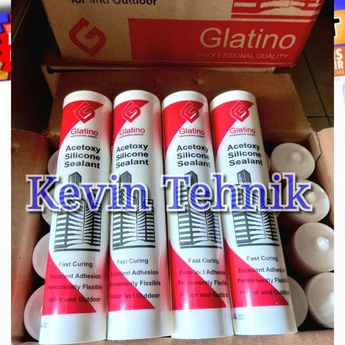 Silicone Sealant Lem Kaca, Sealant Botol Bening, Hitam, Coklat, Putih Terbaru 