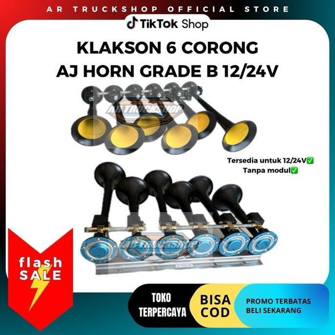 NARDJIOSO Klakson 6 Corong Telolet Basuri Versi Cina GRADE B