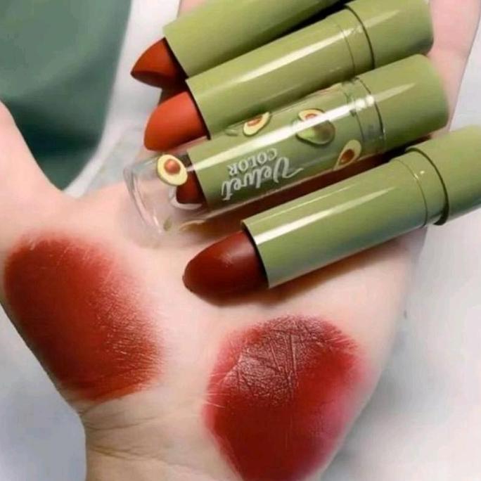 Lipstudio- ( Per 3 Pcs & 6 Pcs ) Hasaya Lipmatte Avocado/ Hasaya Lipstick Avocado Lipstik