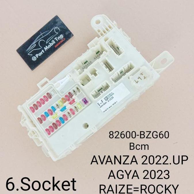 EXSAMOO Bcm Box Bok Sikering Sikring Toyota Avanza Xenia Agya Raize Rocky 2023-UP 82600 - BZG40 / BZ