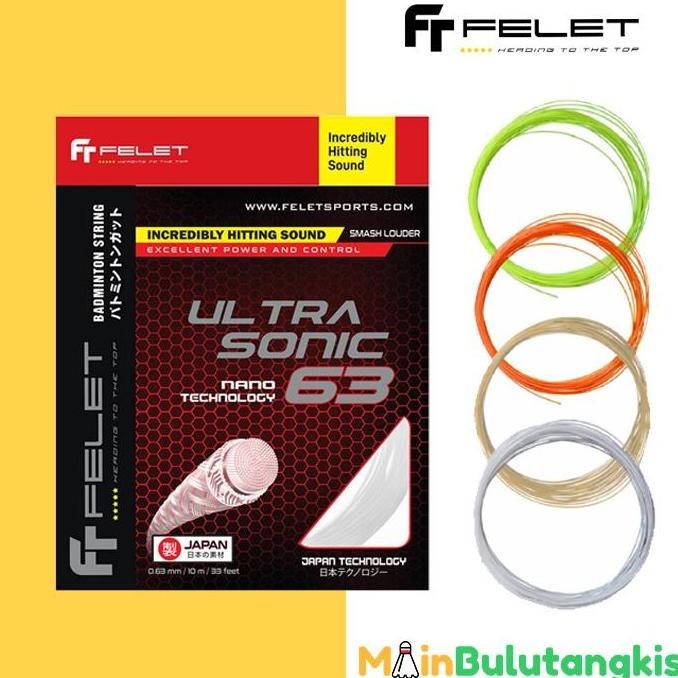 Senar Raket Badminton Felet Ultrasonic 63 Original