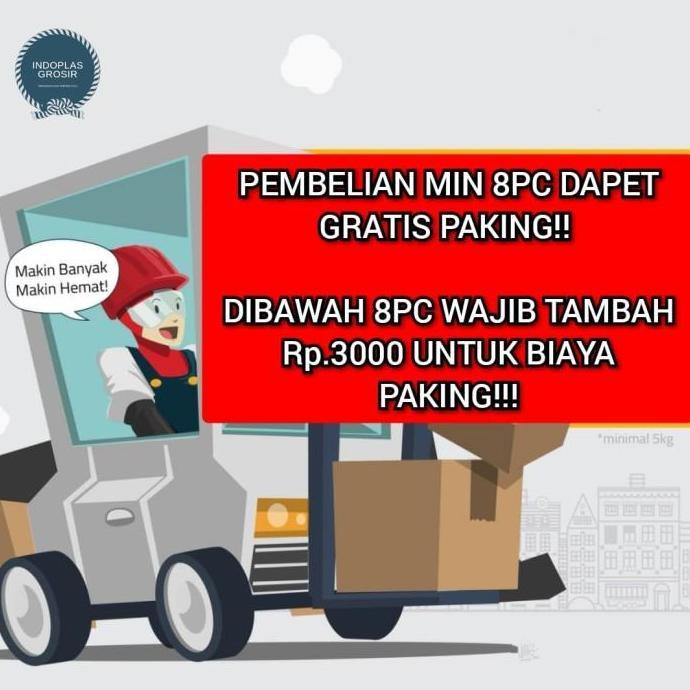 TOPLES 800 ML / TOPLES PLASTIK 800 ML / TOPLES KUE HEXAGONAL 800 ML (