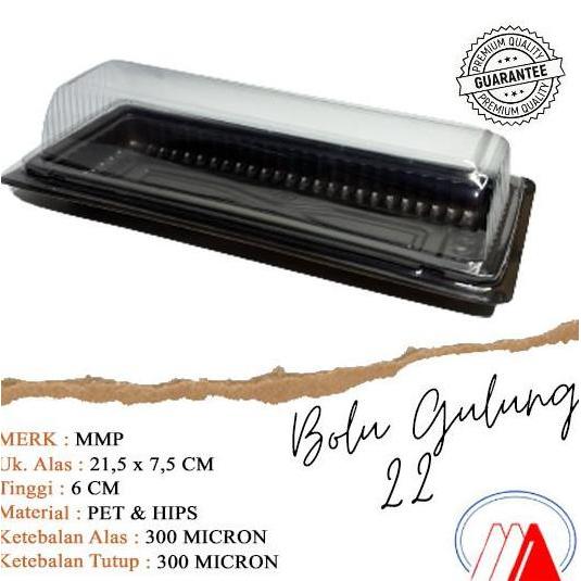 MIKA BOLU GULUNG KECIL BGT 22 MIKA BROWNIES MIKA PLASTIK TEMPAT KUE