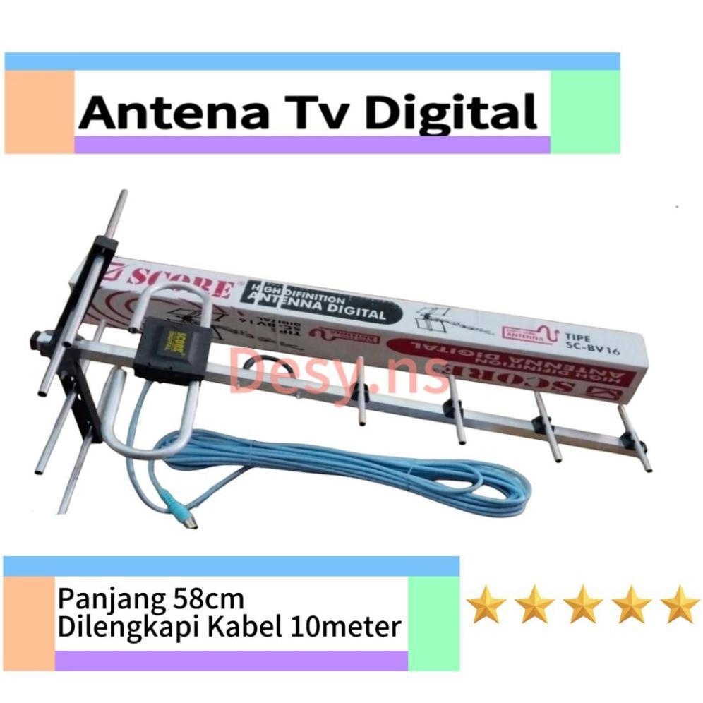Antena Digital Outdoor TV / Antena Luar / Antena Tv / Antena Score