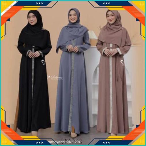 Promo Abaya Gamis Terbaru/Abaya Turkey Wolfis Premium/Gamis Abaya Arab Full Rendah Terbaru/Abaya Max