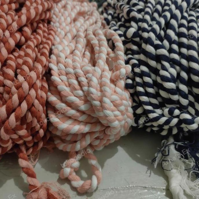 Tali kepang 8 mm macam motif