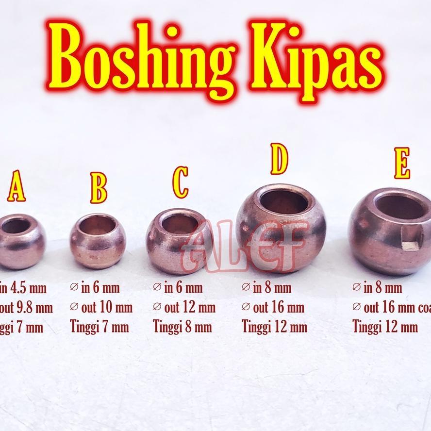 5Pcs Boshing Kipas Angin Diameter In 4.5 6 8 Mm Bos
