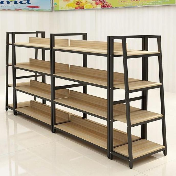 Terlaris 1 Set Rak Warung Toko Sembako Kayu Besi Minimalis