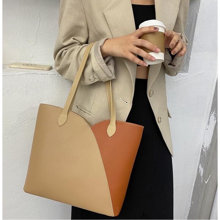 NEW PRODUCT [CUCI GUDANG ALL ITEM] - COD TOTE TERBARU (RESLETING) TOTEBAG BAHAN KULIT UNTUK TAS PENG