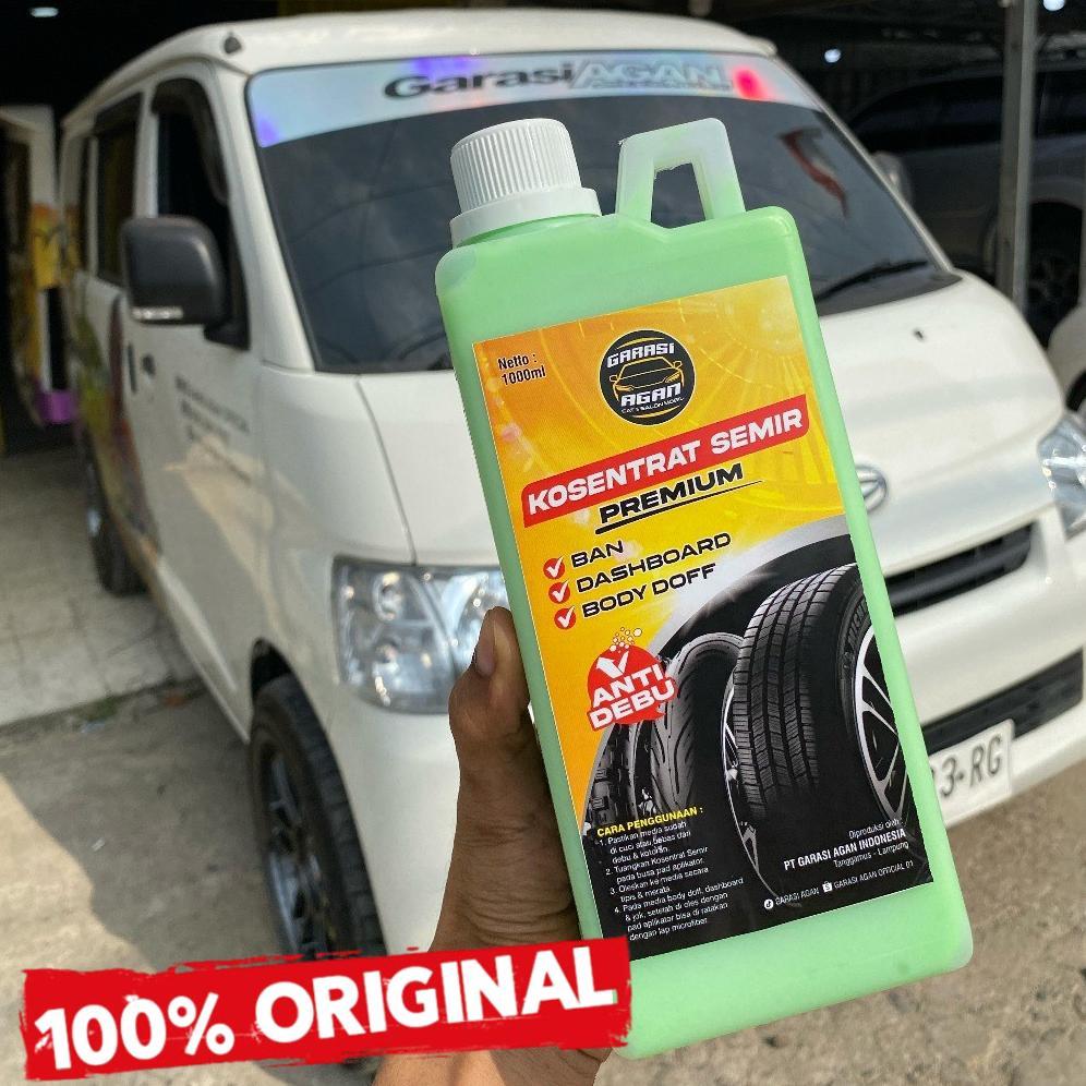 Awet Garasi Agan Kosentrat Semir Premium 1Liter Semir Ban Anti Debu Semir Jok Semir Dashboard & Body