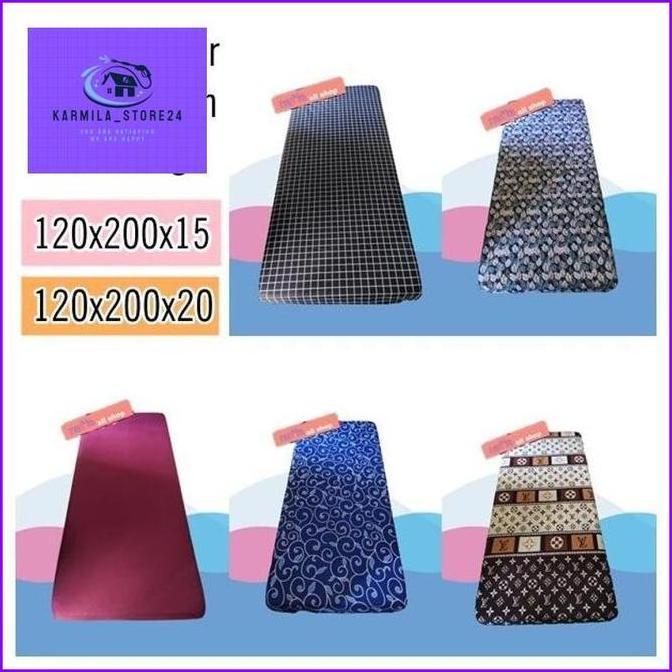 sarung kasur busa resleting 120x200x15/ 120x200x20