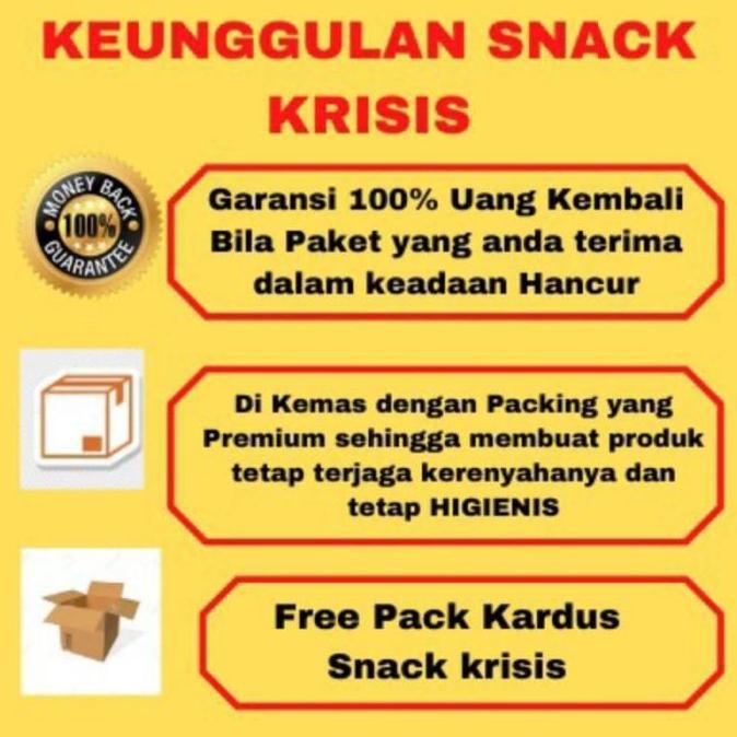 Kripik Usus ayam KRISIS 1 kg usus crispy goreng