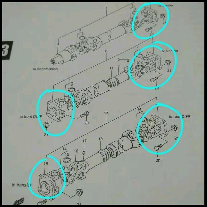 TERLARIS FLANGE COPEL SUZUKI KATANA 