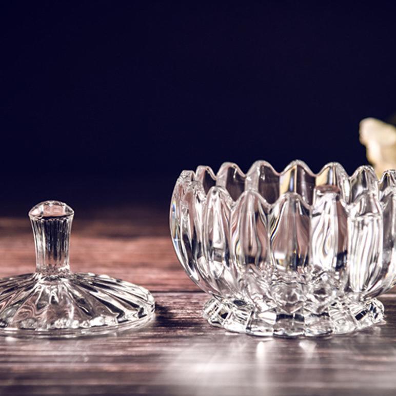 See-97 Carat Set Toples Kaca Diamond/Toples Kaca Crystal Lebaran Souvenir Snack Jar See-97