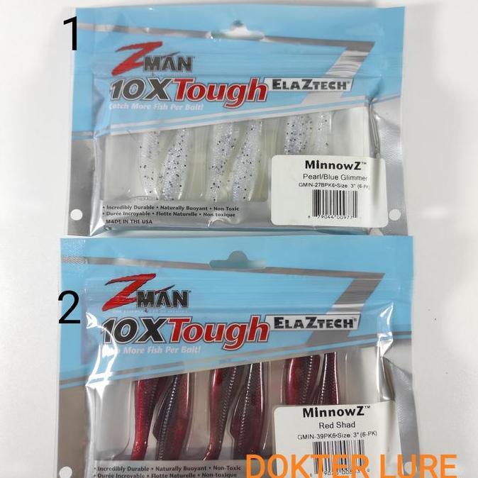 SOFT LURE ZMAN MINNOWZ 8cm isi 6