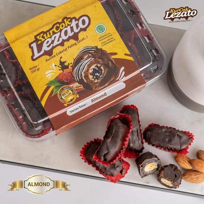kurma cokelat lezato kurcok almond HC