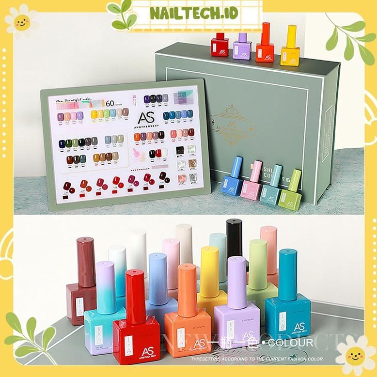 NEW AS UV Nail Polish Full Set 1-60 Colors / Another Sexy Warna 15ml [terbaik][terlaris]
