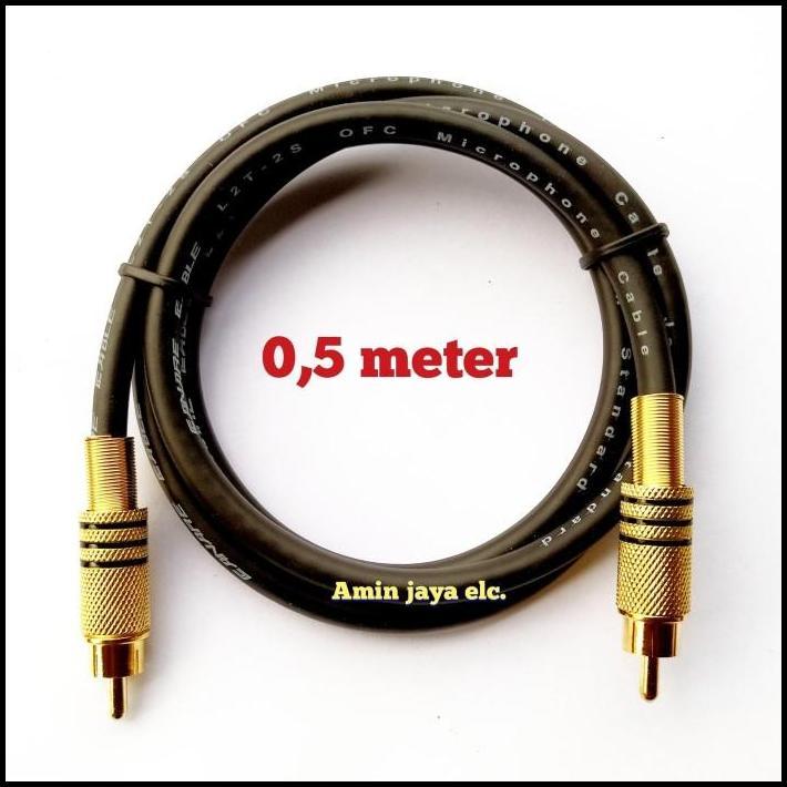 KABEL RCA PENDEK 0,5 METER Best Seller