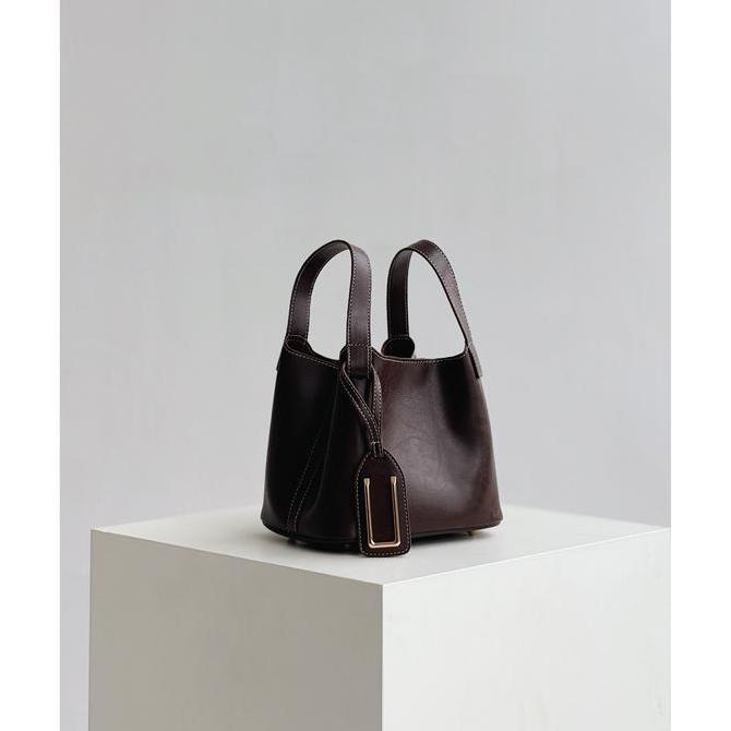 PROMO DISKON - JOSVLI - Daze 18 Espresso (with Leather Organizer & Long Strap)