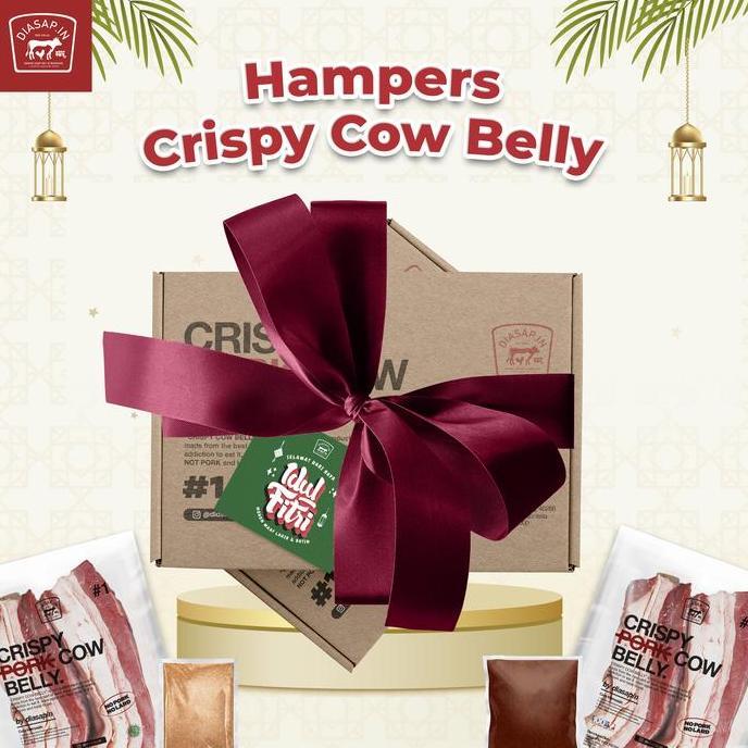 HAMPERS Lebaran CRISPY COW BELLY Daging Sapi Frozen Food Steak Beef