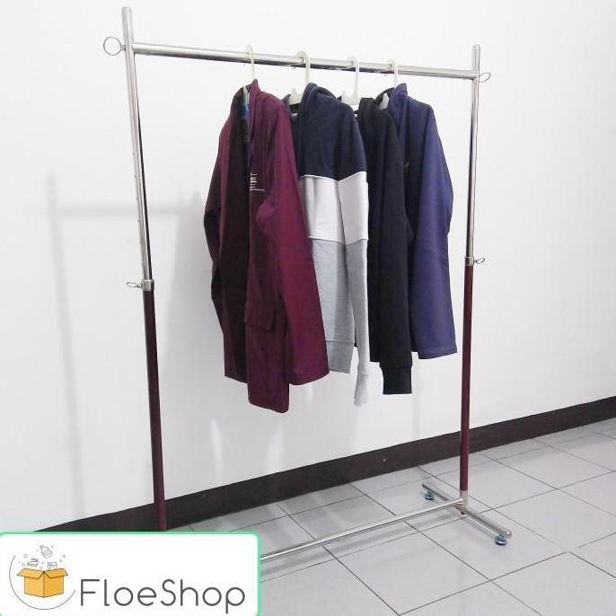 PROMO DISKON - Jemuran Gawang Stainless/Gantungan Baju Gawang Stainless