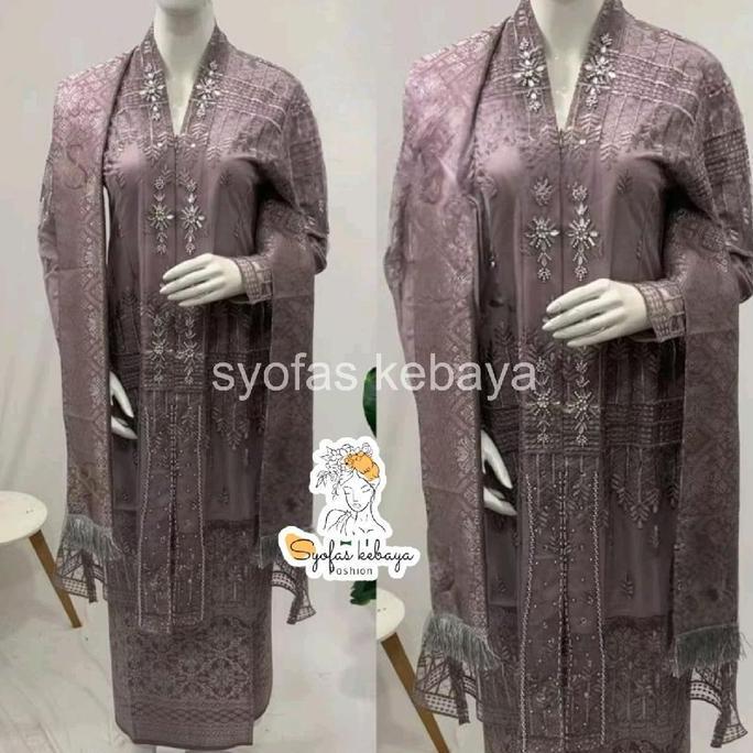 KEBAYA FLOY KARTINI SELENDANG || KEBAYA FLOY KARTINI || KEBAYA TUNIK || KEBAYA PESTA || KEBAYA MODER