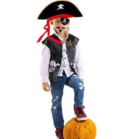 Cosplay aksesoris accecories bajak laut pirates style outfit edition dewasa anak topi tutup mata pen