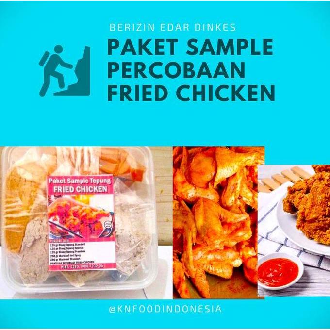 PAKET PERCOBAAN TEPUNG FRIED CHICKEN -TEPUNG FRIED CHICKEN PAKET TRIAL