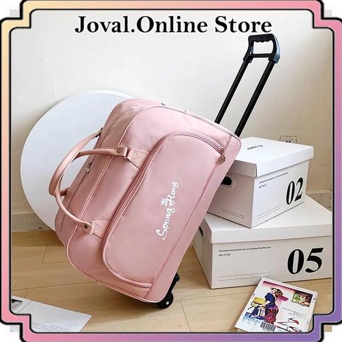 NEW PRICE - TAS TRAVEL TROLLEY / TAS PENYIMPANAN KAPASITAS BESAR / TAS PERJALANAN / TAS TRAVELLING /