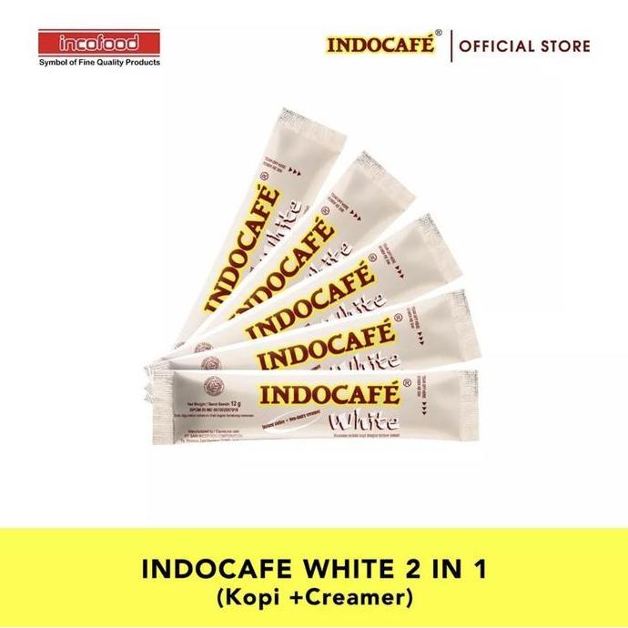 Dryck- Indocafe White Coffee 30 Sticks No Sugar / Kopi Putih Bebas Gula
